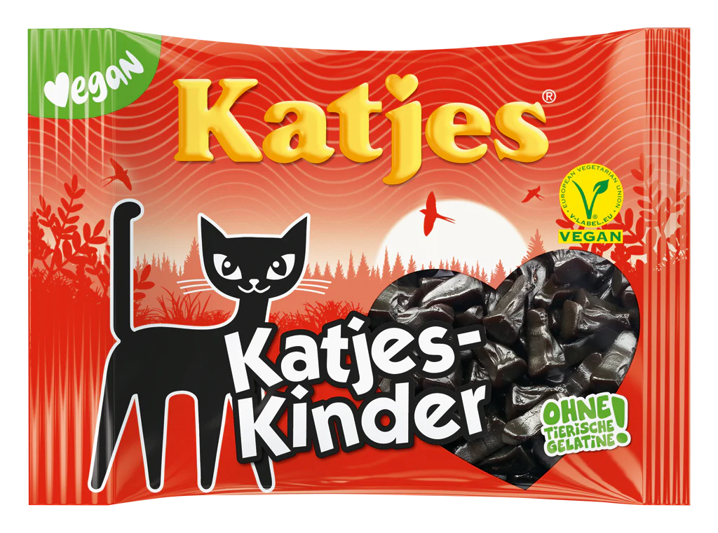 Katjes Kids Gatti alla liquirizia vegani 175g