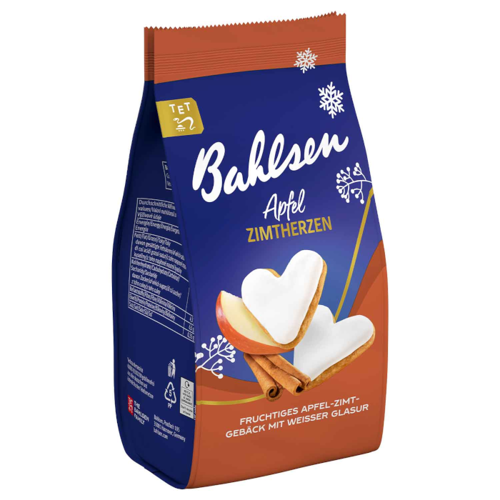 Bahlsen Apfel Cynamon Serca Ciastka Świąteczne 100g