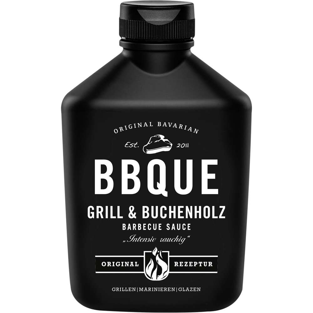 BBQUE Grill & Hêtre Sauce barbecue "Fumée intense" 400ml / 13.52fl.oz.