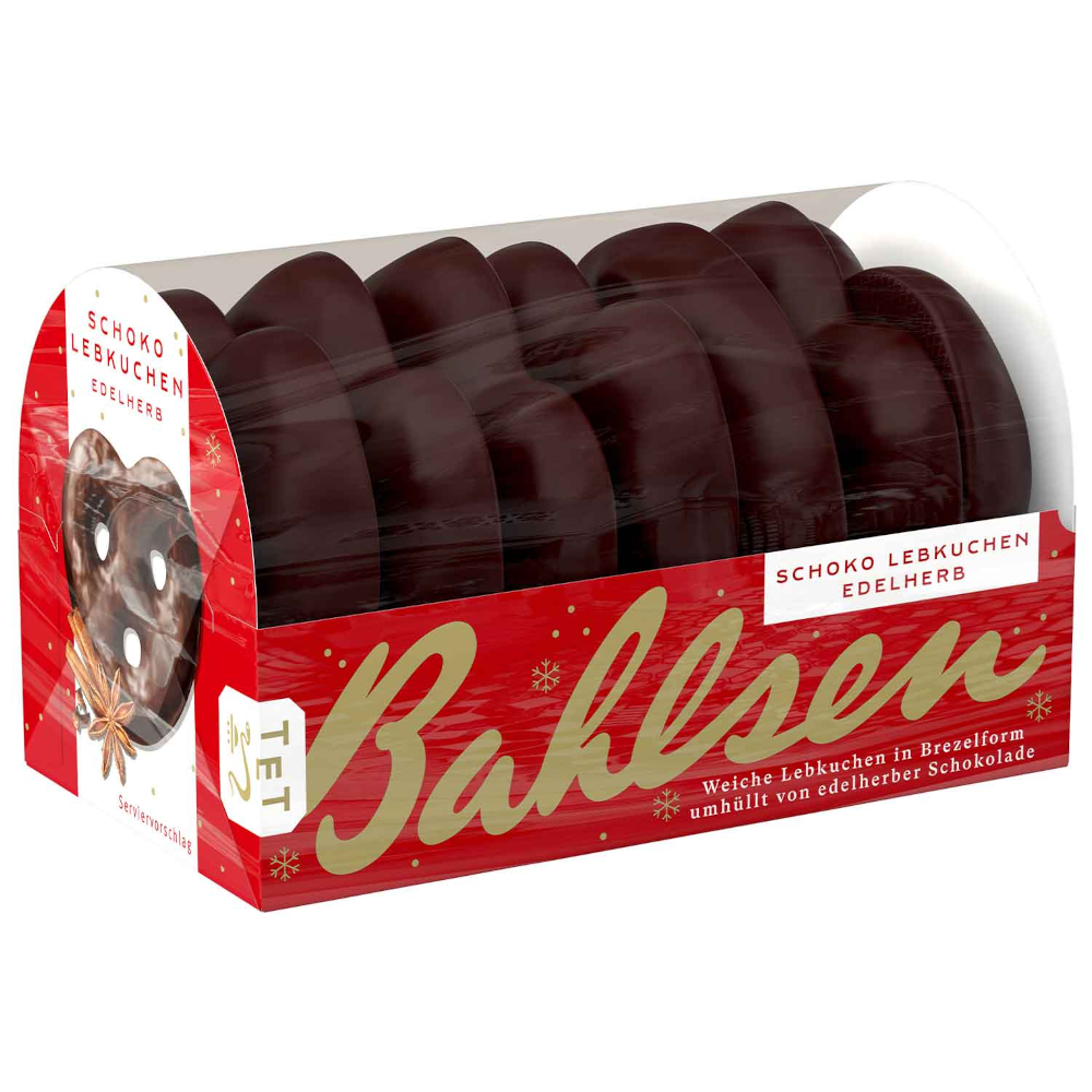 Bahlsen Pretzel al cioccolato e pan di zenzero Nobleheart 175g / 6,17oz