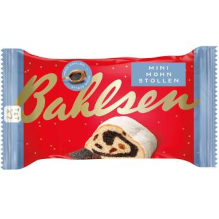Bahlsen Mini Poppy Seed Stollen Christmas cookies 200g