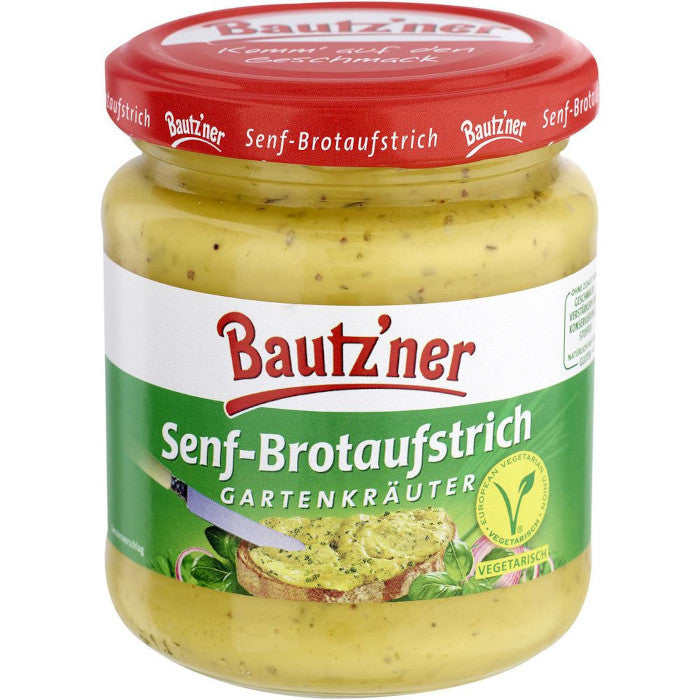 Bautzner Senf Brotaufstrich, Kräuter 200ml / 7.05 fl.oz
