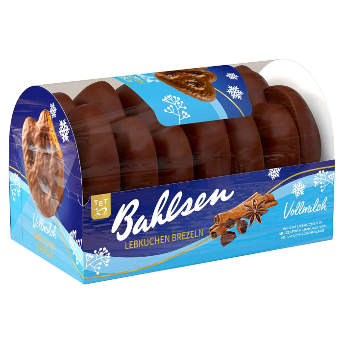 Bahlsen Pretzels de Biscoito de Gengibre com Chocolate de Leite 175g / 6.17oz