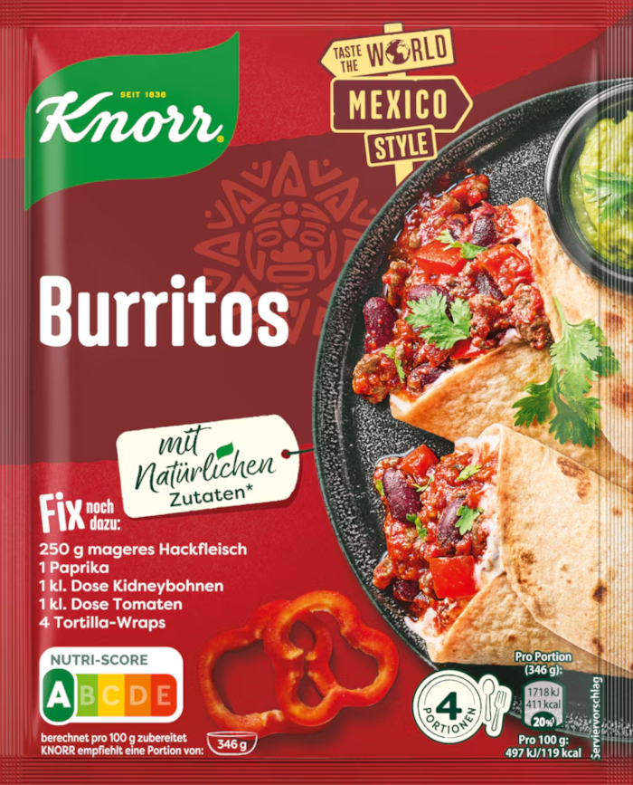 Knorr Fix for Burritos 33g / 1.16oz