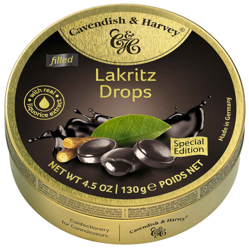 Cavendish & Harvey Bonbons Réglisse Fourrés 130g / 4.59oz