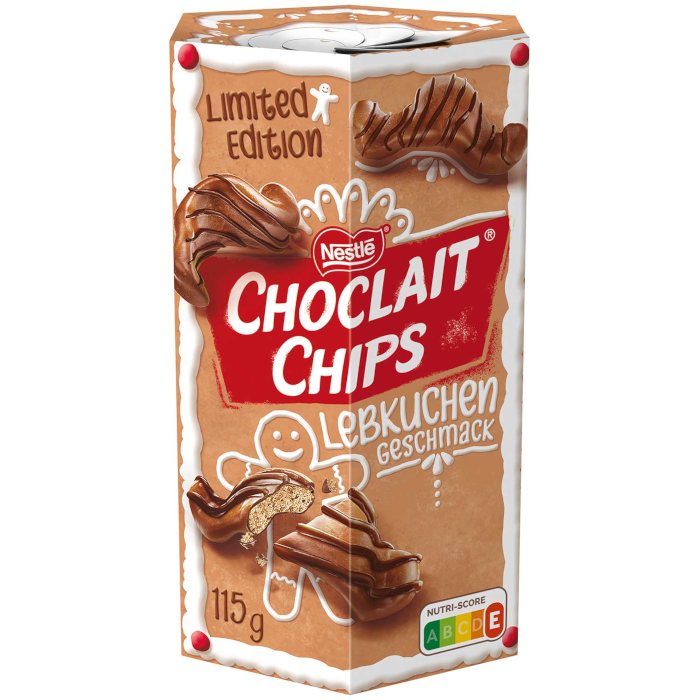 Nestlé Choclait Chips Gingerbread Edición Limitada 115g / 4.05 oz