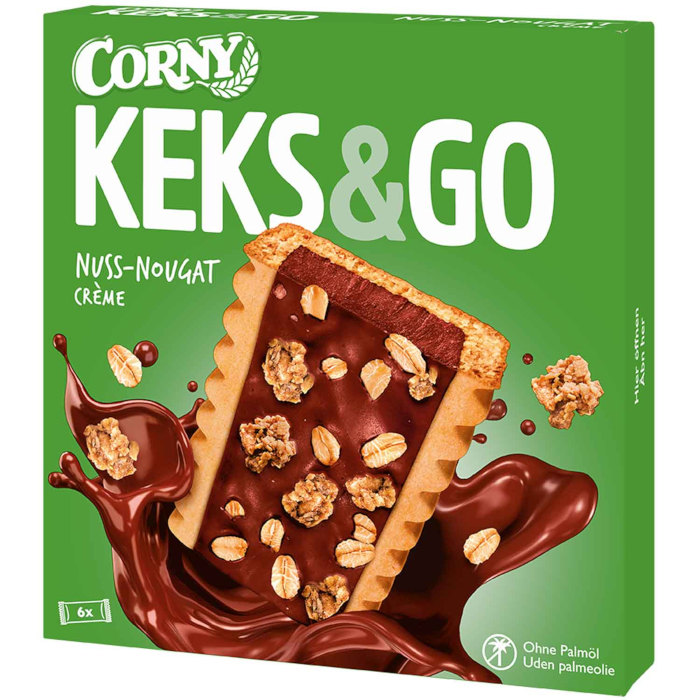 Corny Keks &amp; Go Nut-Nougat Cream 150g