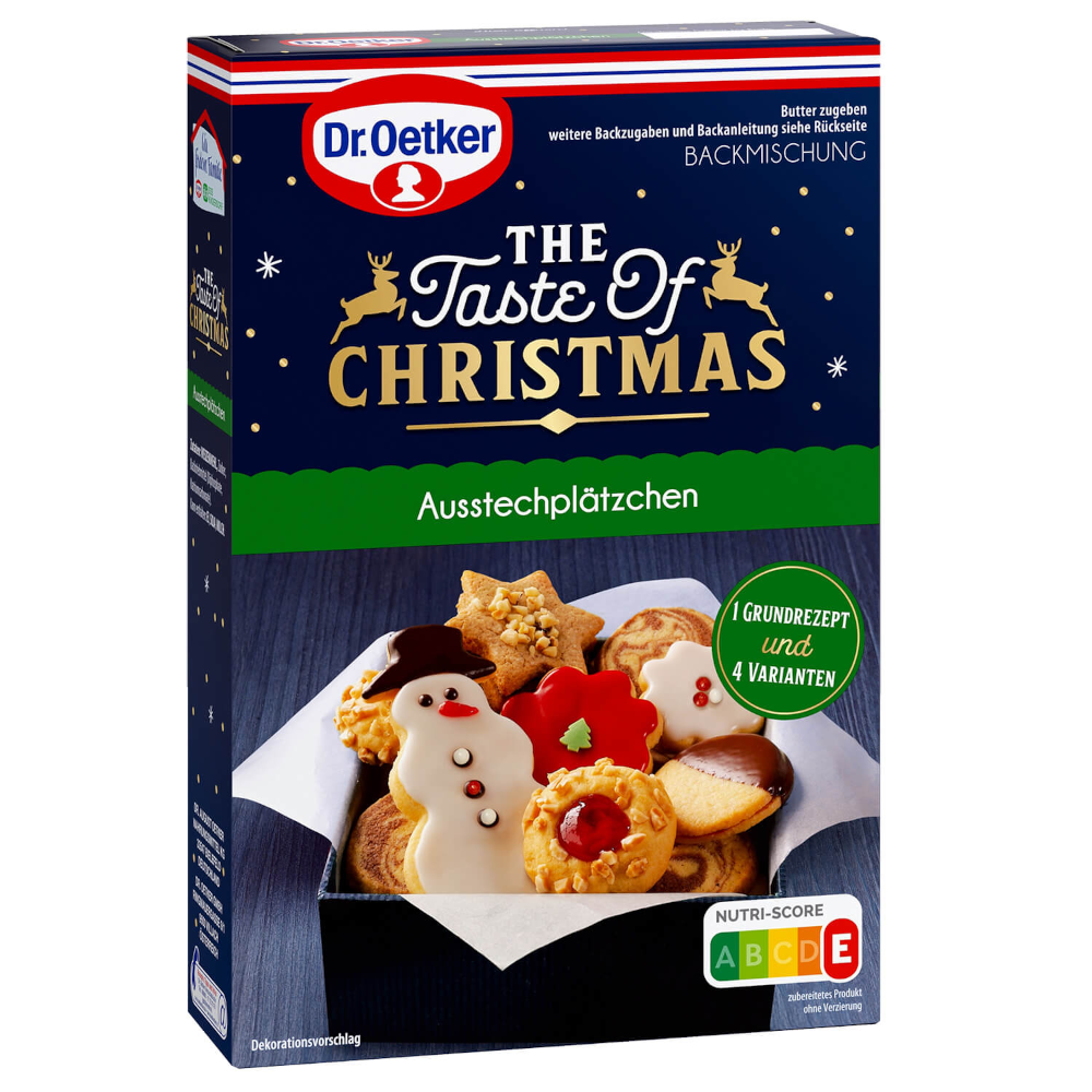 Dr. Oetker The Taste of Christmas Ausstechplätzchen Backmischung