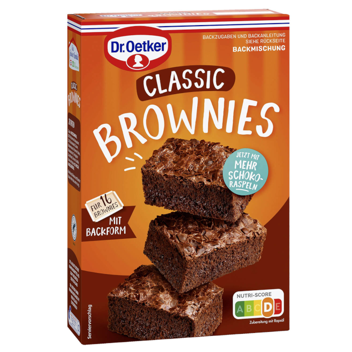 Dr. Oetker Classic Brownies Backmischung 462g