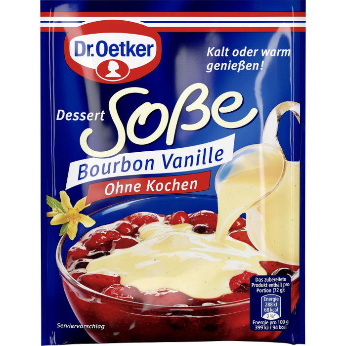 Dr. Oetker Dessert Soße Bourbon Vanille 39g / 1.37oz