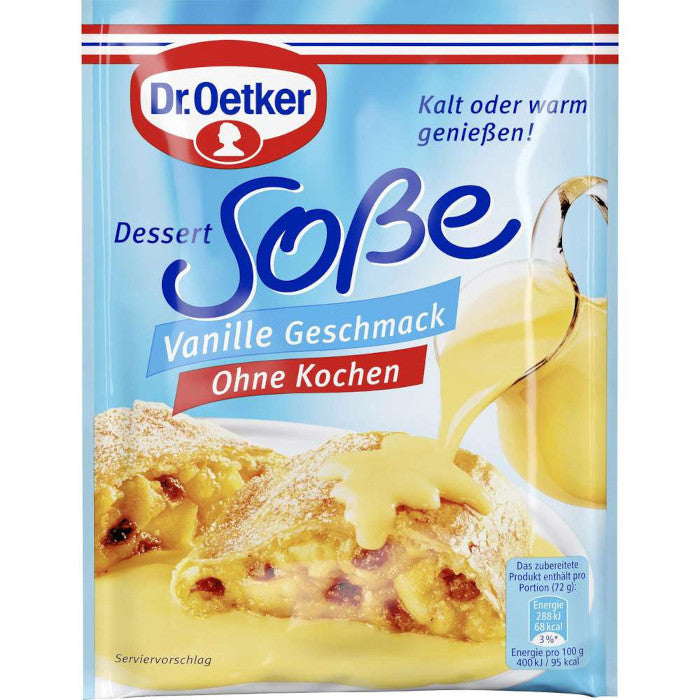 Dr. Oetker Dessert Soße Vanille Geschmack 39g / 1.37oz