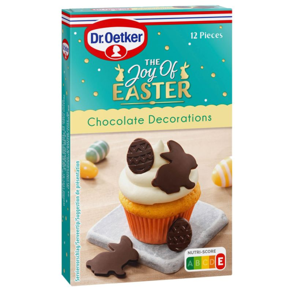 Oetker La joie de Pâques Décorations chocolatées 26g