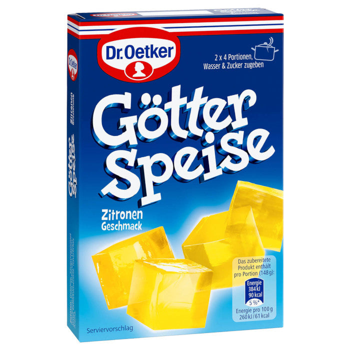 Dr. Oetker Götterspeise Zitronen-Geschmack 25,2g / 0.89oz