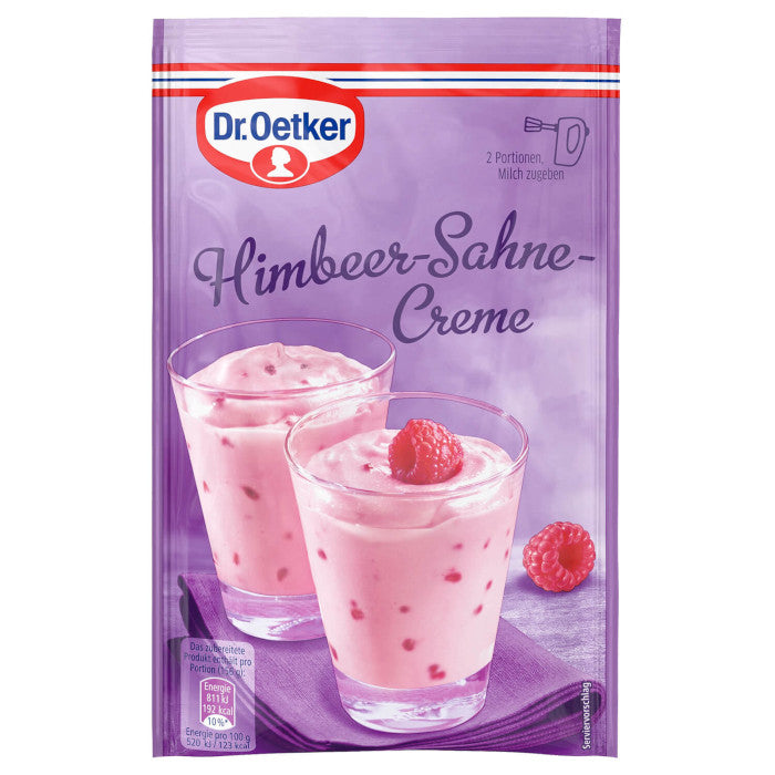 Dr. Oetker Himbeer-Sahne-Creme Dessert 62g / 2.18oz