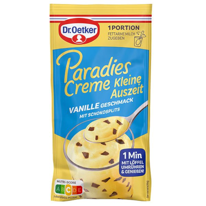 Dr. Oetker Paradise Cream Small Break Vanilla Flavor 27g