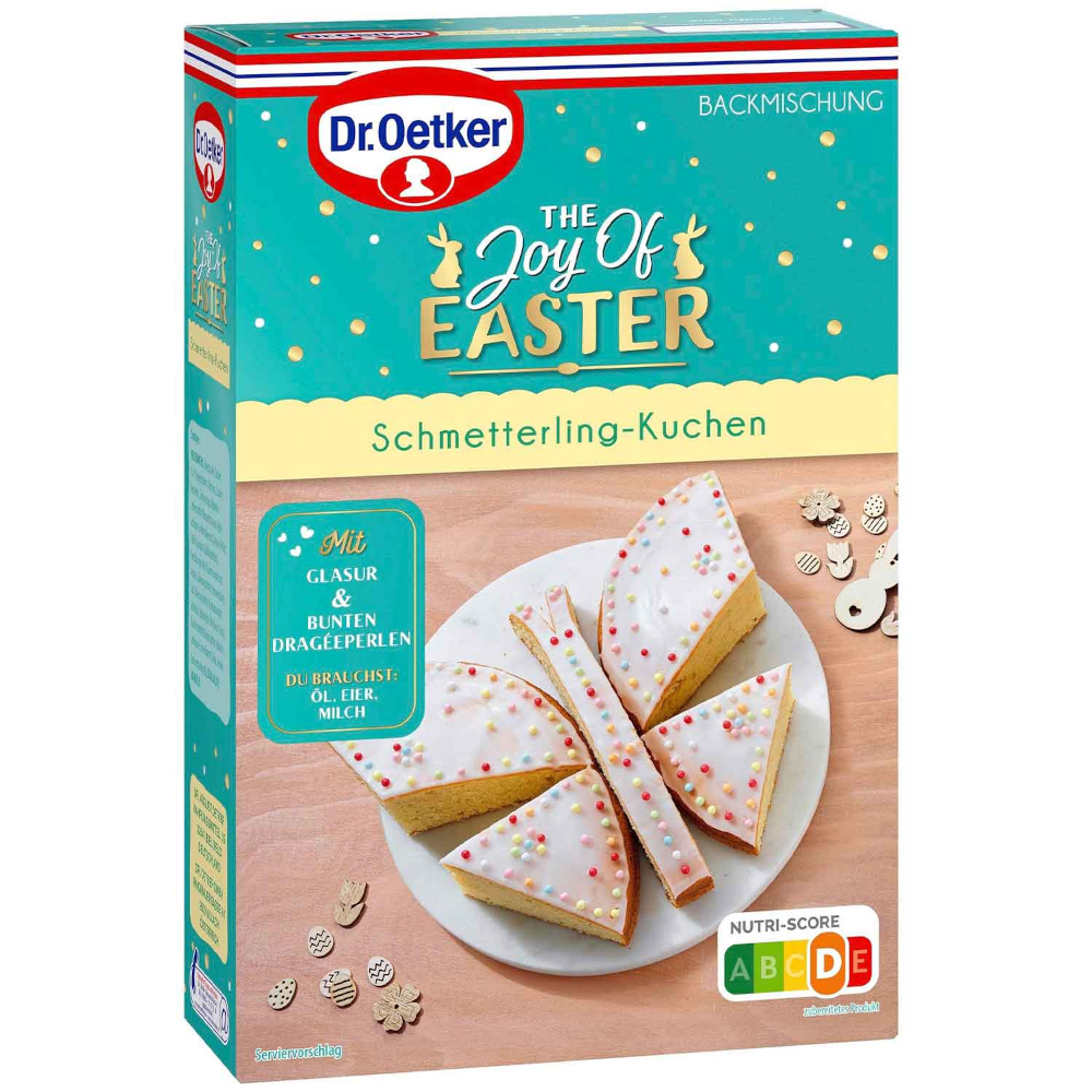 Oetker The Joy of Easter Papterfly préparation pour gâteau 560g / 19.75oz