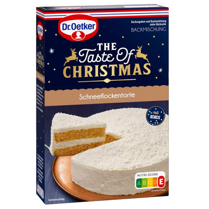 Dr. Oetker The Taste of Christmas Snowflake Cake Baking Mix