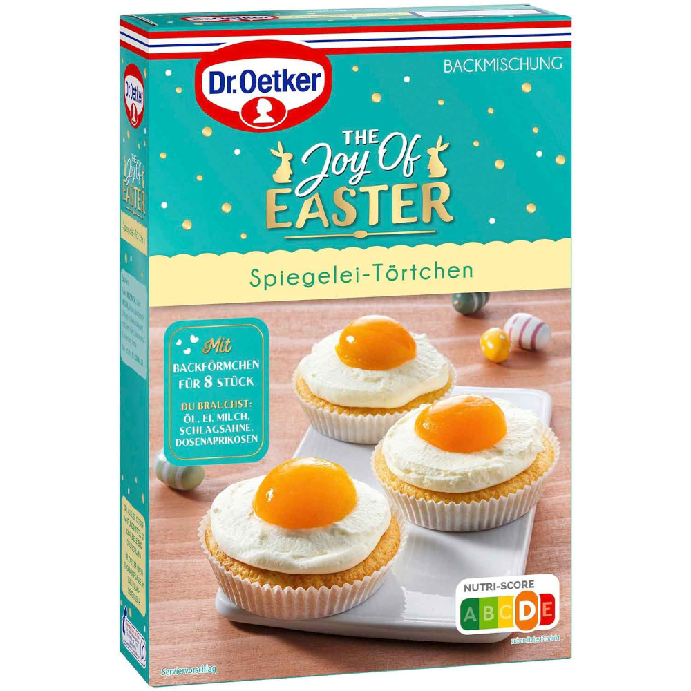 Dr. Oetker La Gioia di Pasqua Spiegelei-Törtchen Miscela per Dolci 270g / 9.52oz