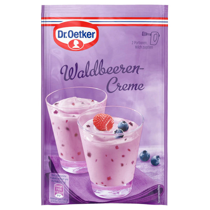 Dr. Oetker Waldbeeren-Creme Dessert 52g / 1.83oz
