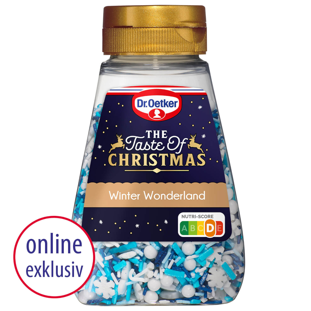 Dr. Oetker The Taste of Christmas Zucker Streudekor Winter Wonderland 110g