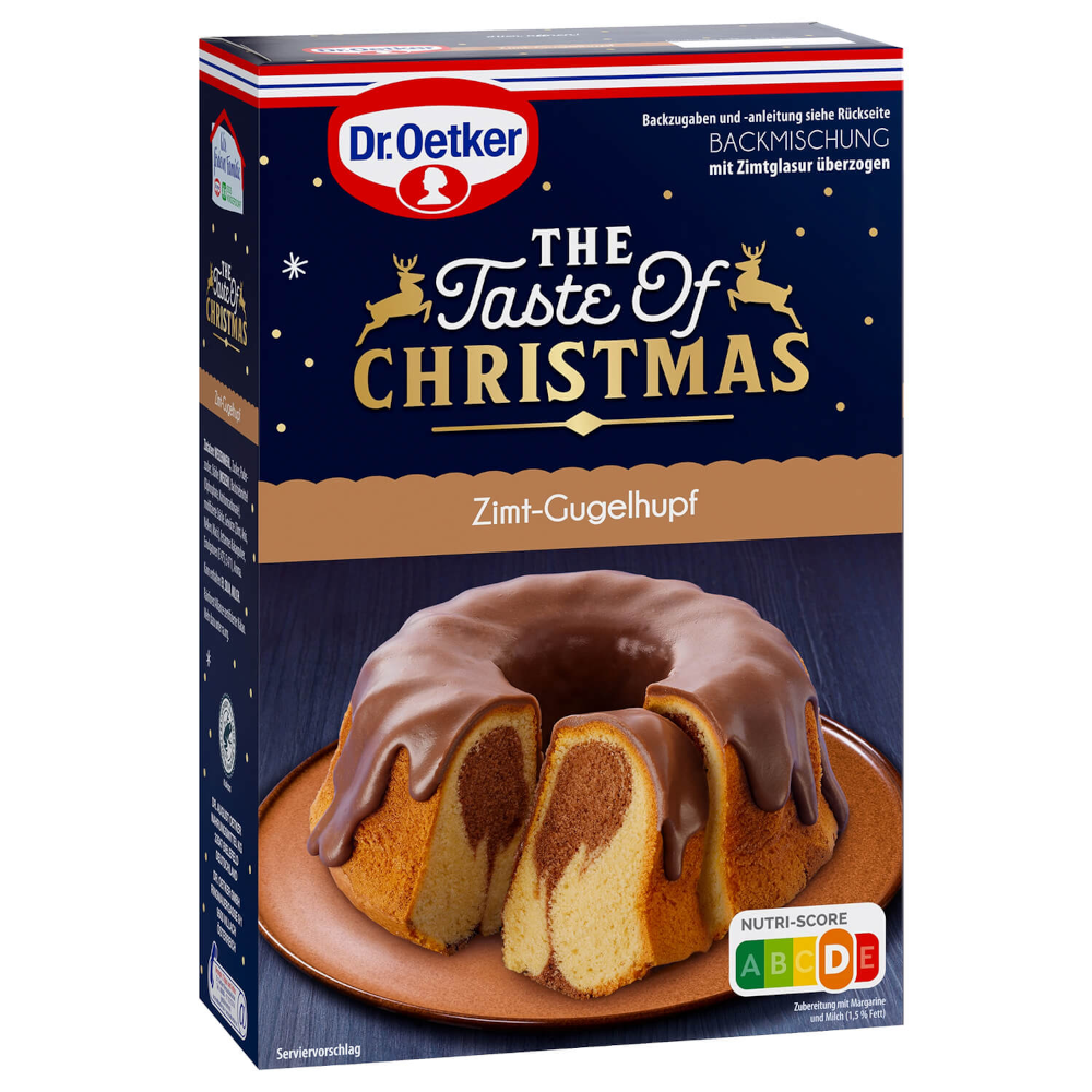 Dr. Oetker The Taste of Christmas Zimt Gugelhupf Backmischung