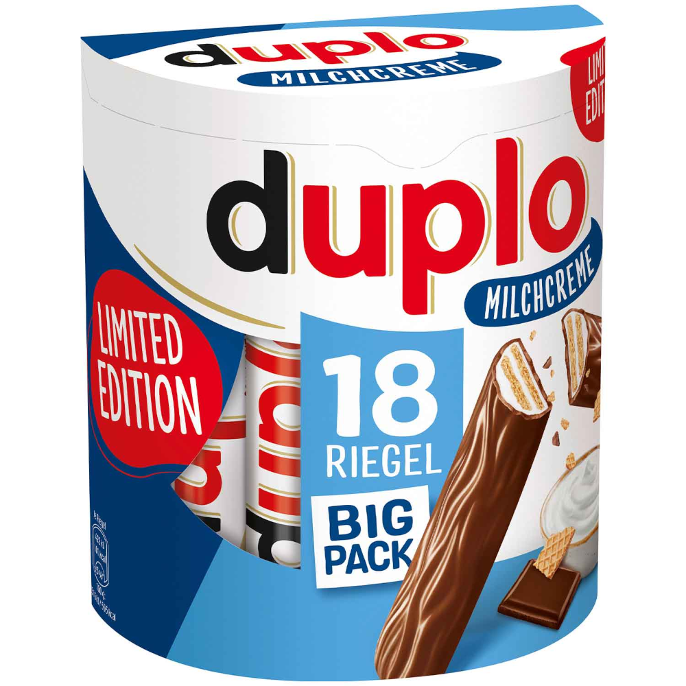 Ferrero Duplo Milchcreme Limited Edition Grootverpakking 18 Stück