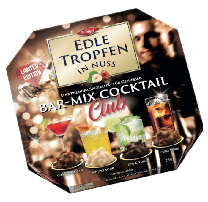 Trumpf Edle Tropfen in Nuss Bar-Mix Cocktail Club 250g