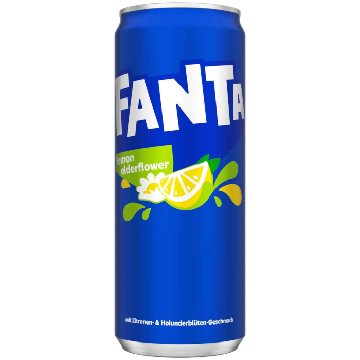 Fanta Lemon Elderflower Refreshment Drink 330 ml / 11.16 fl. oz.