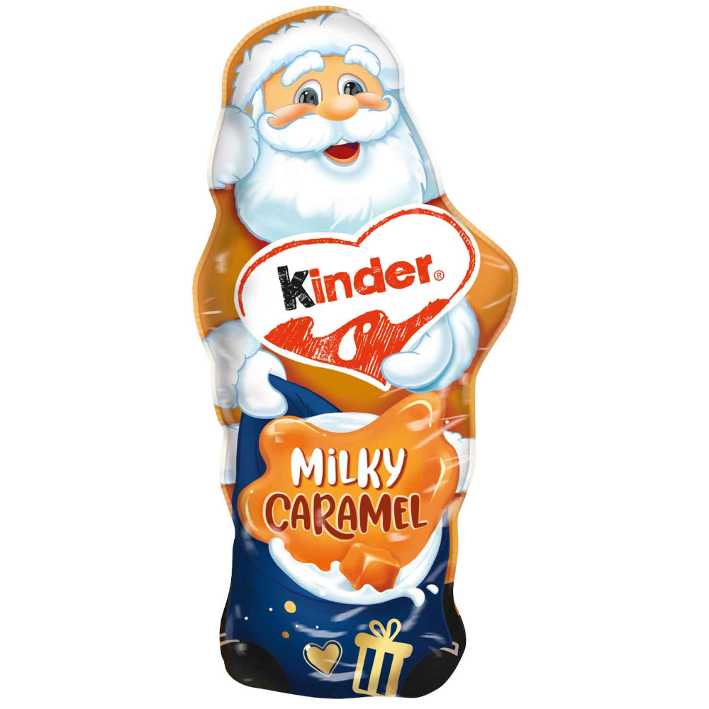 Ferrero Kinder Schokolade Weihnachtsmann Milky Caramel 110g