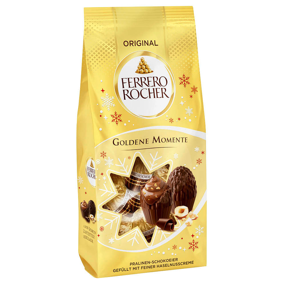 Ferrero Rocher Goldene Momente Pralinen Milch 90g / 3.17oz