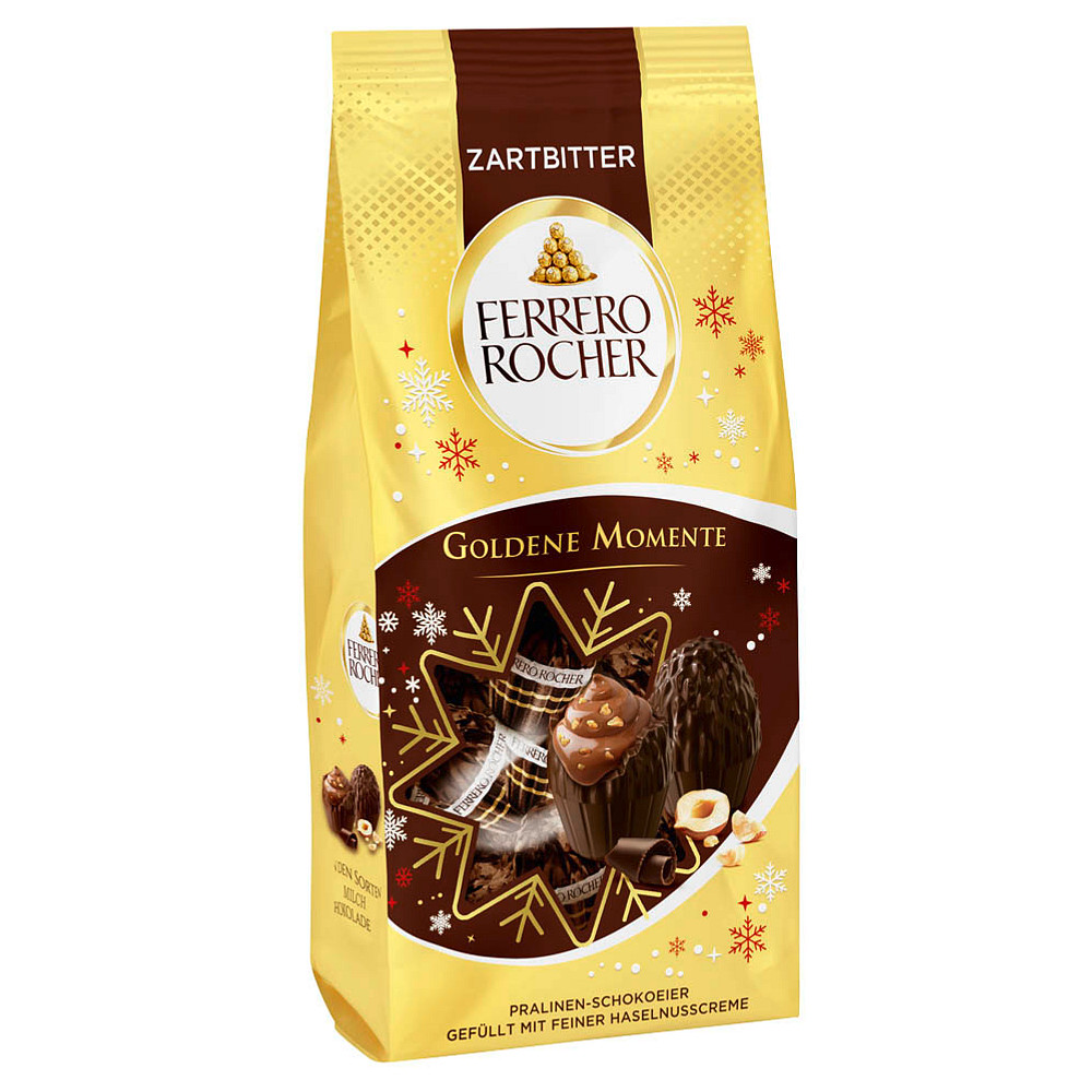 Ferrero Rocher Goldene Momente Pralinen Zartbitter 90g / 3.17oz