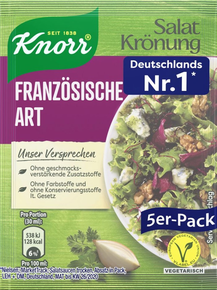 Knorr Salatkrönung Paquete de las 14 variedades en un solo paquete