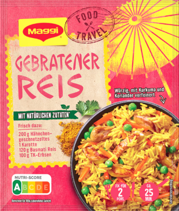 Maggi Fix Food Travel für Gebratener Reis 31g / 1.09oz