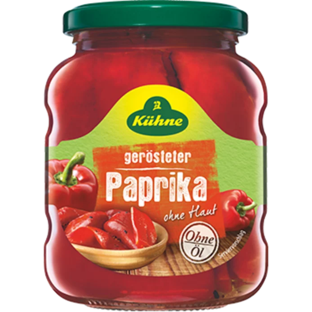 Kühne Gerösteter Paprika ohne Haut 370ml / 12.51fl.oz