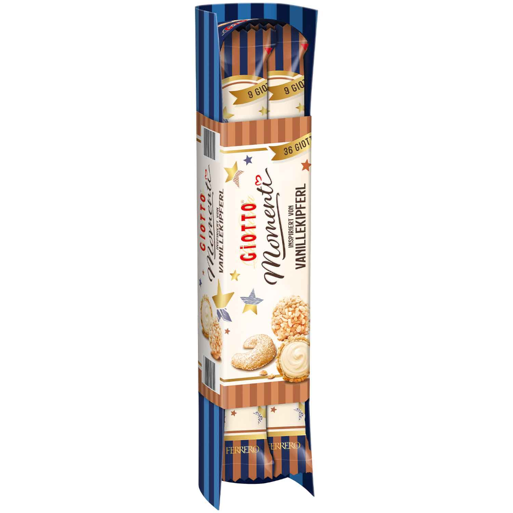 Ferrero Giotto Momenti vanille croissant mini bolletjes 154g