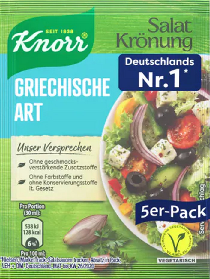 Knorr Salatkrönung Paquete de las 14 variedades en un solo paquete