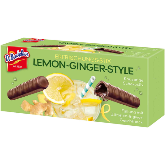 DeBeukelaer Erfrischungs-Stix Lemon-Ginger-Style 75g / 2.64oz