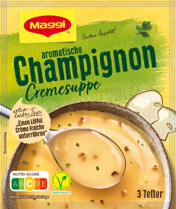Maggi Guten Appetit Champignon Cremesuppe