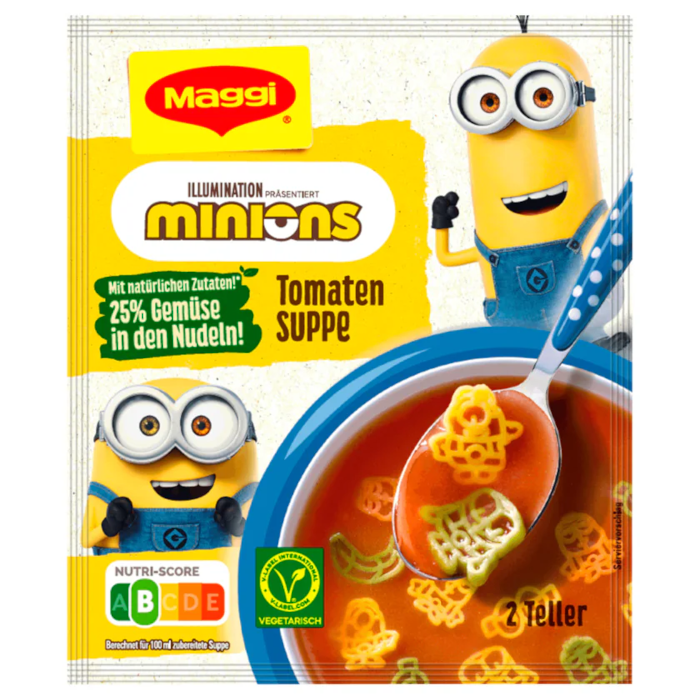 Maggi Guten Appetit Tomatensuppe Minions Edizione Limitata 43g