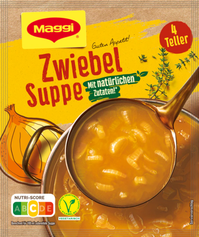 Maggi Guten Appetit Zwiebel-Suppe ergibt 1 Liter