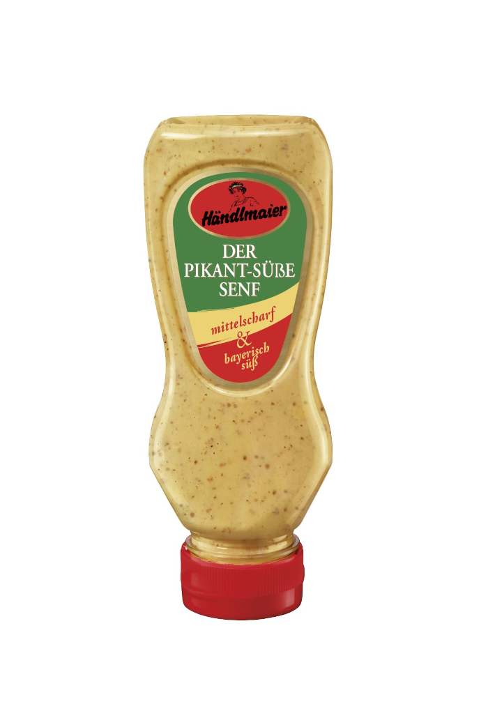 Händlmaier The Piquant-Sweet Mustard, medium-hot & Bavarian sweet 225ml / 7.93 fl.oz