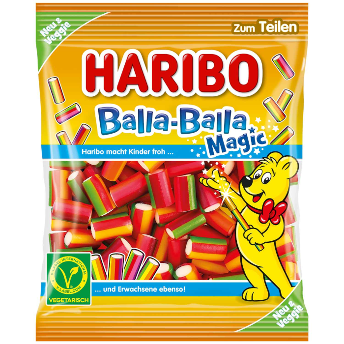 HARIBO Balla Balla Magic gomitas de frutas vegetarianas 160g