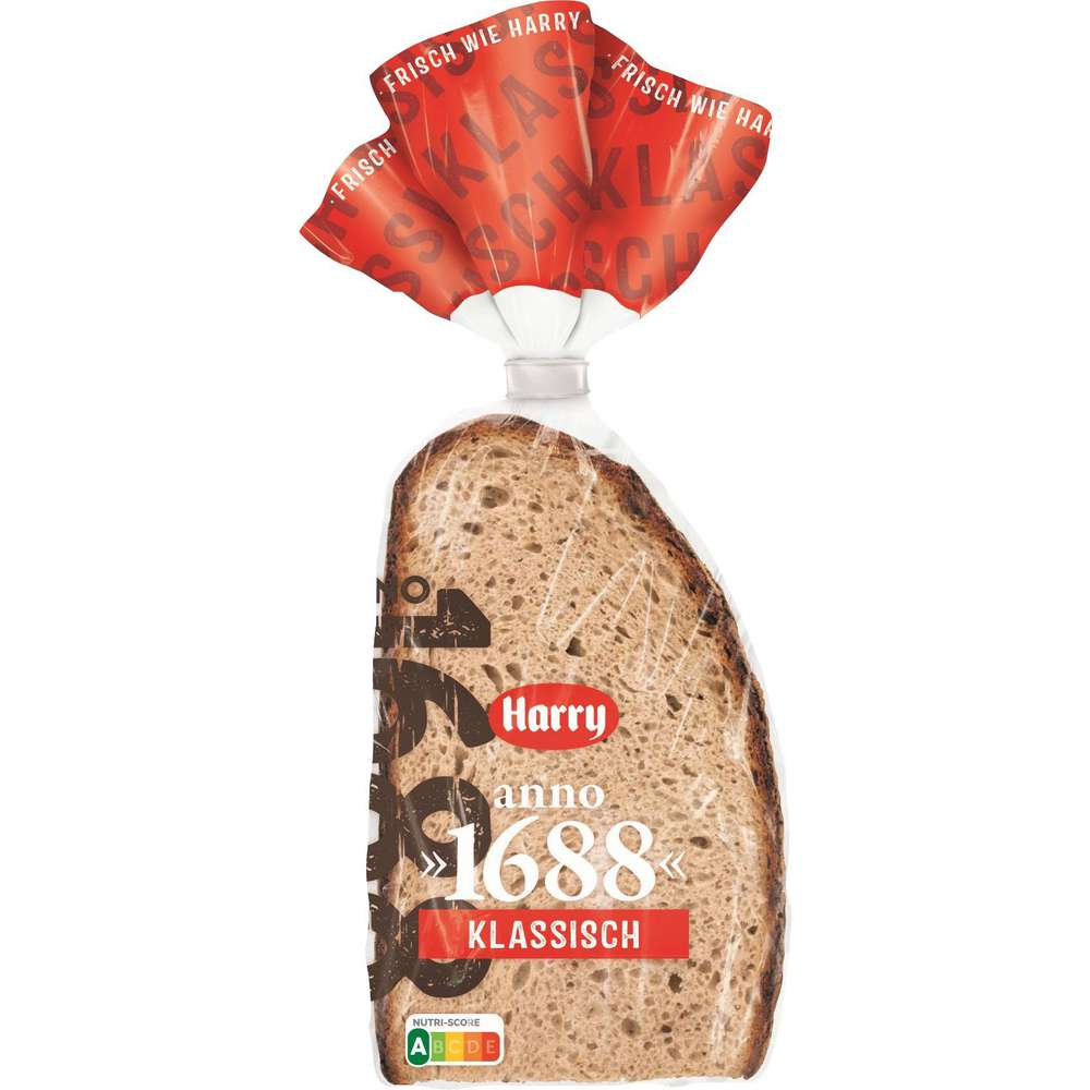 Harry Anno 1688 Pão de trigo misto clássico 500g / 17.63oz