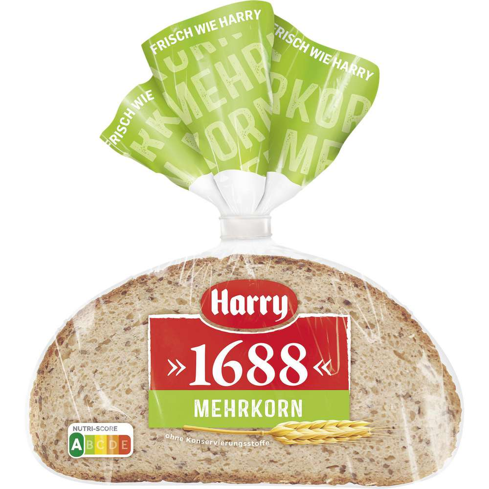 Pão multigrãos Harry 1688 500g / 17.63oz