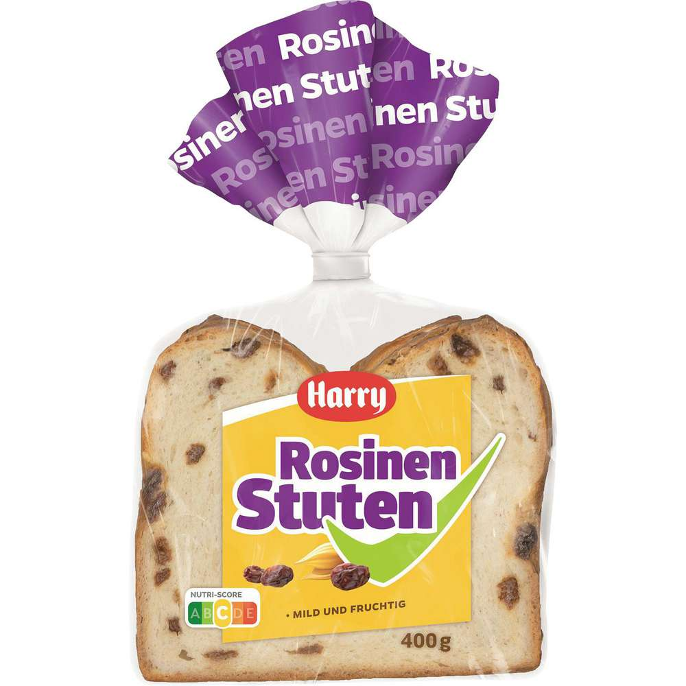 Harry Raisin Loaves, Yeast Pastry 400g / 14.1oz