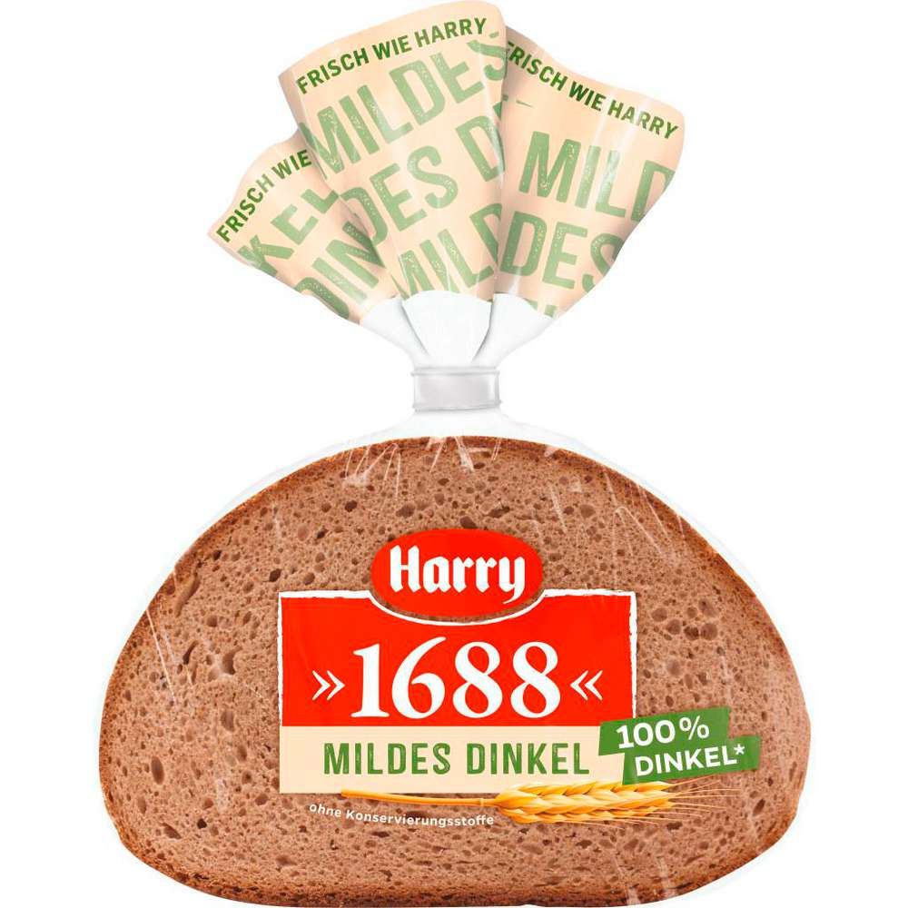 Harry 1688 Mildes Dinkel Brot 400g / 14.1oz