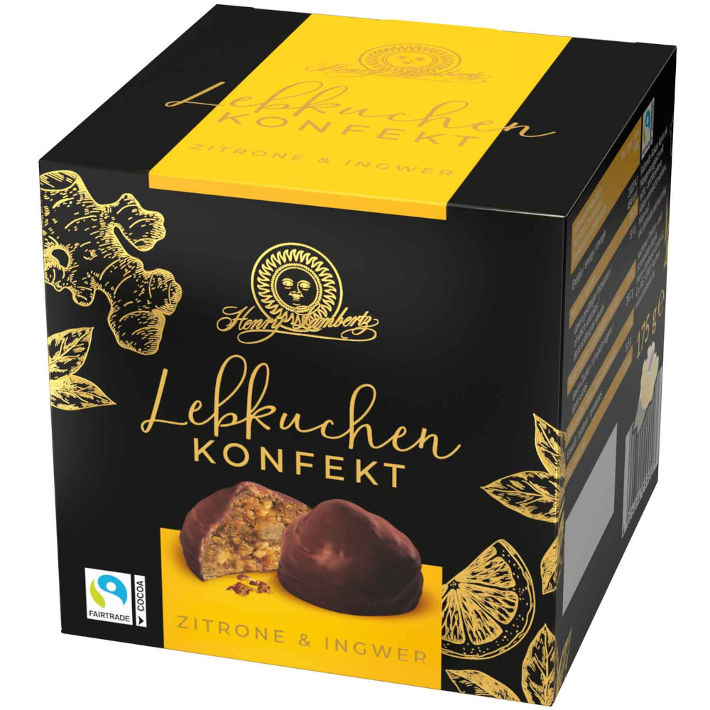 Henry Lambertz Lebkuchenkonfekt Zitrone & Ingwer 175g / 6.17oz