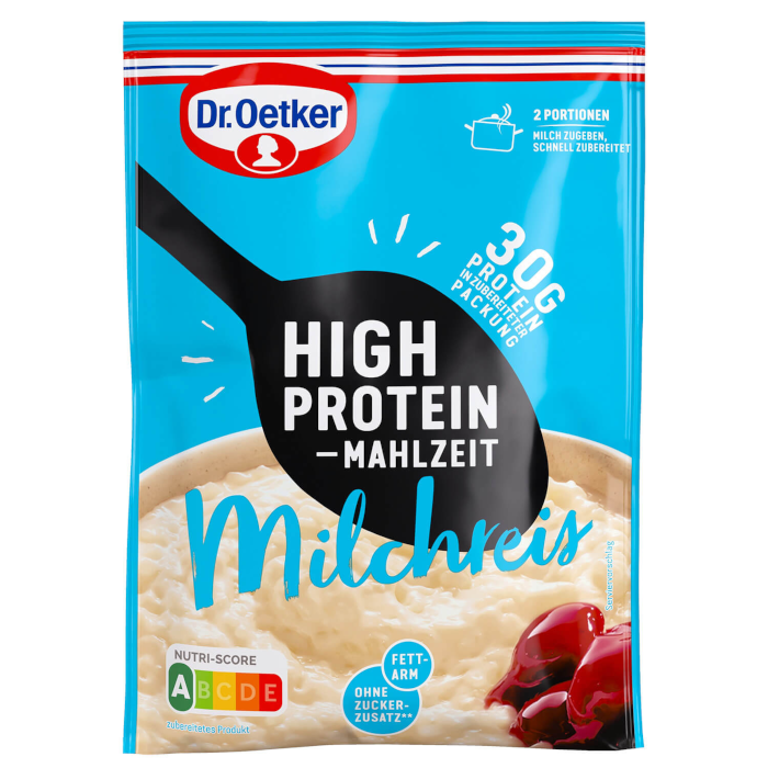 Dr. Oetker High Protein Mahlzeit Milchreis 104g / 3.67oz