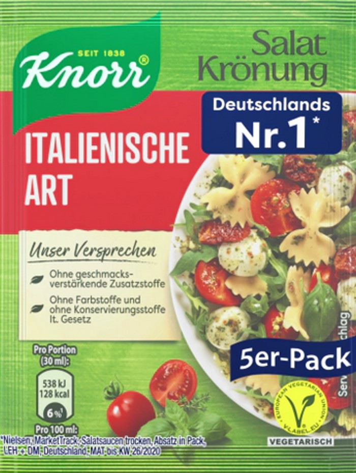 Knorr Salatkrönung Paquete de las 14 variedades en un solo paquete