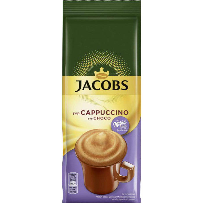 Jacobs Instant Cappuccino Typ Choco 500g / 17.63oz